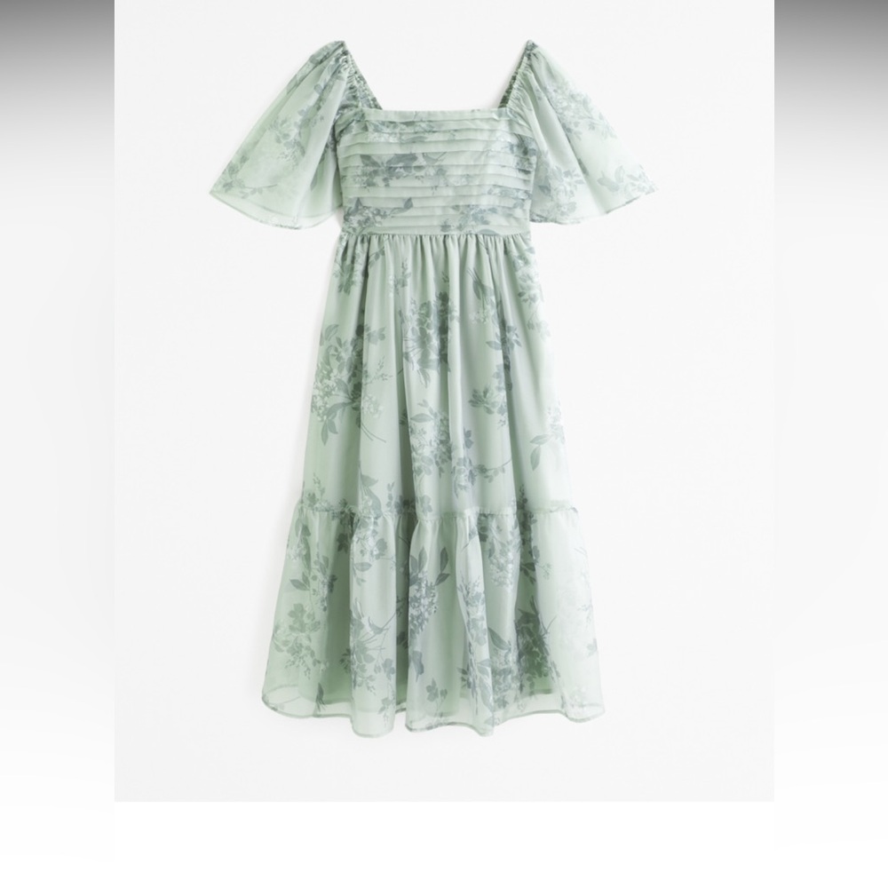 Abercrombie Emerson Ángel sleeve Midi dress